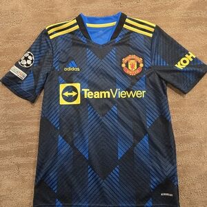 2021-22 Manchester United FC Kids Soccer Jersey - Cristiano Ronaldo